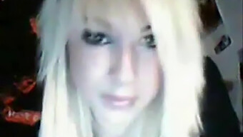 Uninhibited Blonde Sharing Webcam Moments...