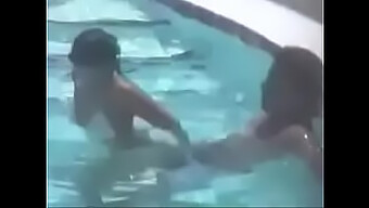 A Couple'S Steamy Poolside Encounter In A Bikini And Doggy Style